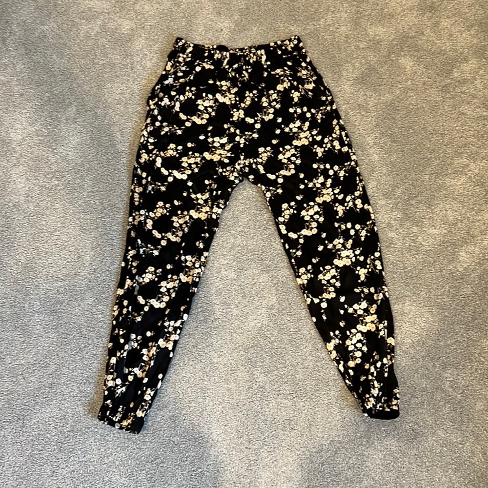 Zara satin jogger pants